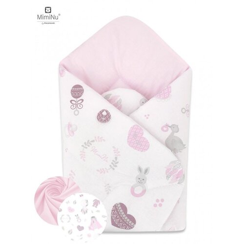 MimiNu jastuk dekica za novorođenče - BabyShower Pink Slike