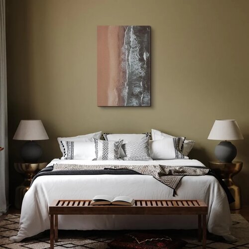  Slika - Shore Line (1 Part) Vertical 40x60 Na talijanskom platnu Cijene