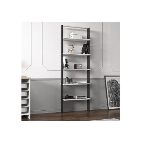 Hanah home Polica za knjige Hero Anthracite White Cene