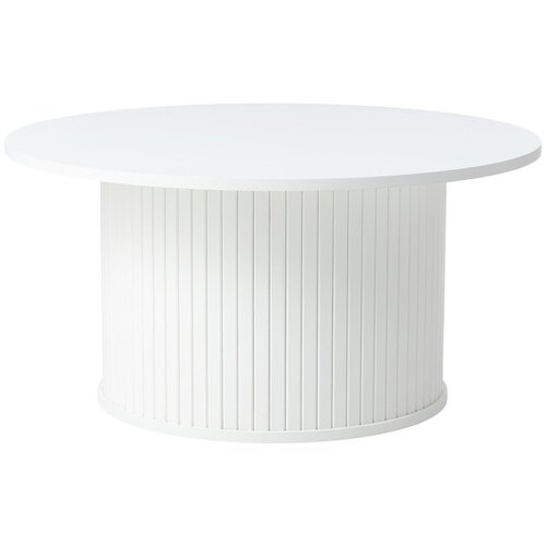 Unique Furniture Bela okrogla mizica Nola – Cene
