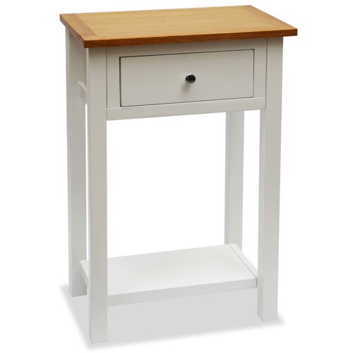  Kutni stolić 50 x 32 x 75 cm od masivne hrastovine Cijene