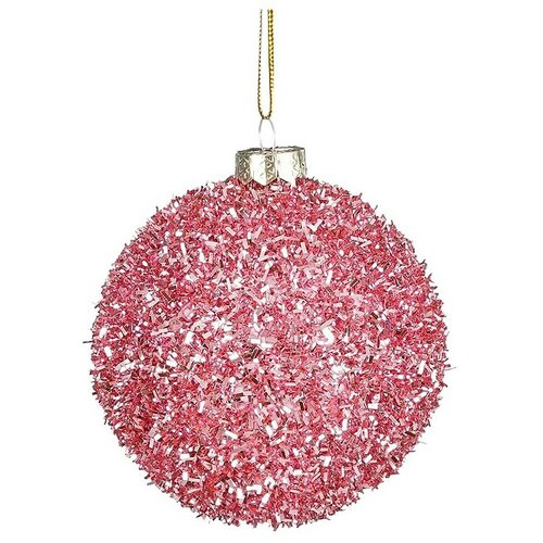  kuglica za božićno drvce (ružičasta, plastika, okruglo, 1 kom.) Slike