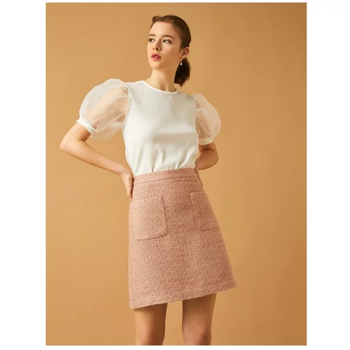 Koton Tweed A-Line Skirt