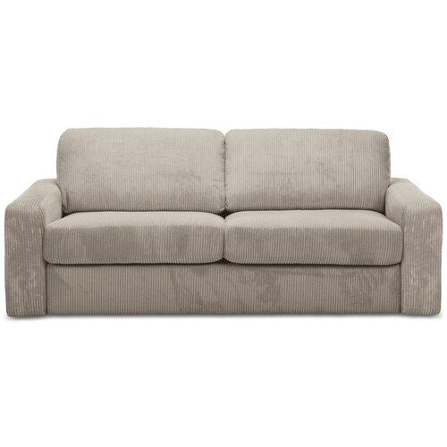 Makamii Svjetlo smeđa sklopiva sofa od samta 195 cm Nona – Cijene