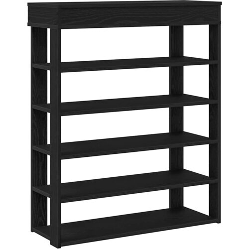 Maison Chic Regal za čevlje - Polica za čevlje črn 80x30x98 cm inženirski les, (21777747) Cene