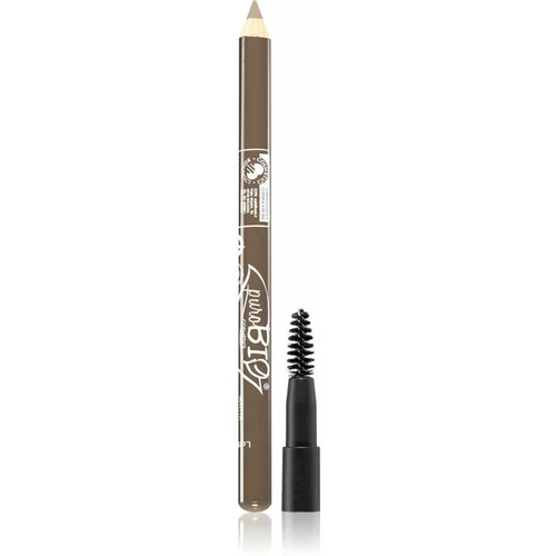 puroBIO cosmetics Eyebrow Pencil svinčnik za obrvi odtenek 28 Dark Dove Gray 1,3 g
