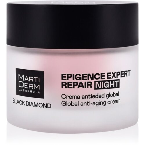 MARTIDERM Black Diamond Epigence Expert Repair Night nočna krema proti gubam polnilni 50 ml Slike