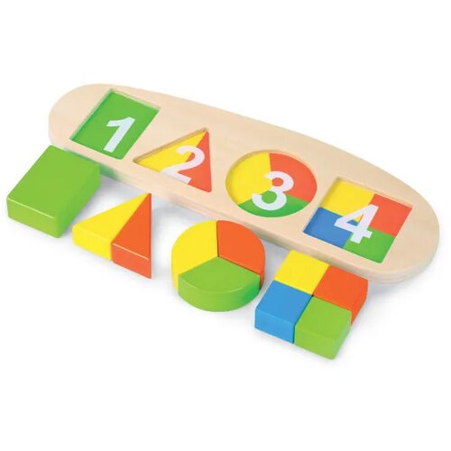 Pino geometrijski oblici na tabli Cijene