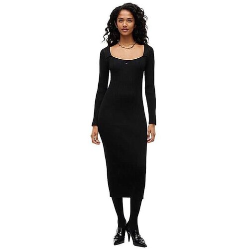 Tommy Hilfiger crna midi haljina Slike
