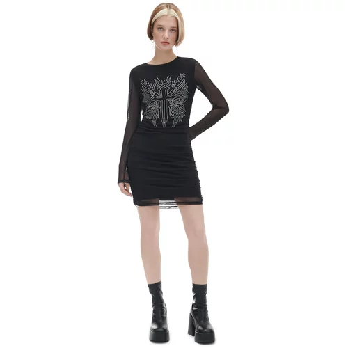 Cropp ženska mini haljina - Crna 3090W-99X