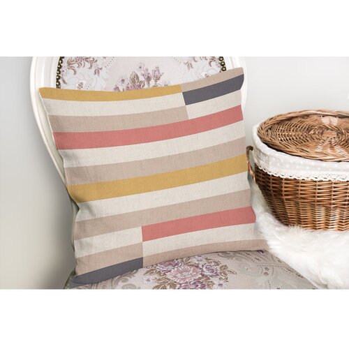 Mila Home Prevleka za blazino 43x43 cm Rosy Bandas &amp;ndash; Slike