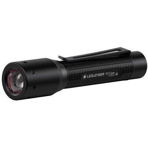 LED LENSER P3 core led džepna svjetiljka s kopčom za pojas baterijski pogon 90 lm 6 h 42 g Slike