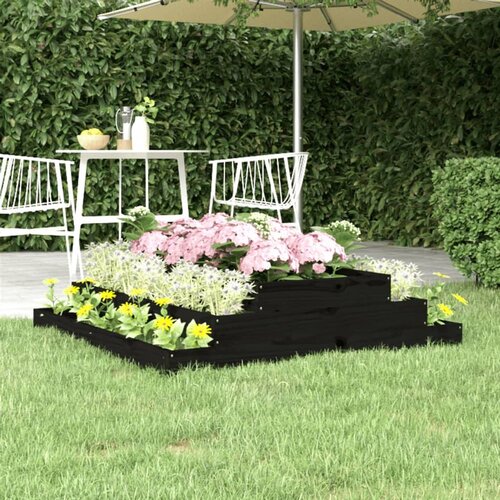  Sadilica crna 110x110x27 cm od masivne borovine Cijene