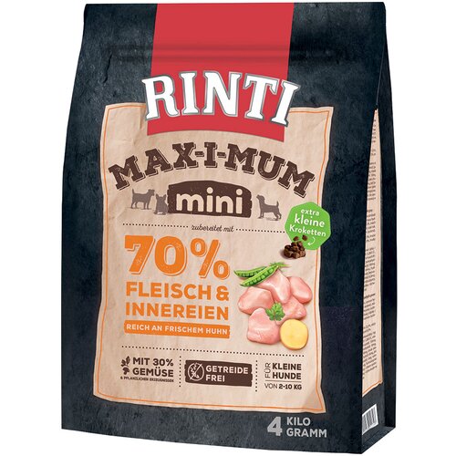 Rinti Max-I-Mum Mini Adult piščanec - 4 kg Cene