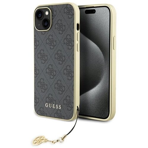 Guess OVITEK 4G CHARMS COLLECTION CASE OVITEK ZA IPHONE 15 PLUS SIVA, (21834367) Cene