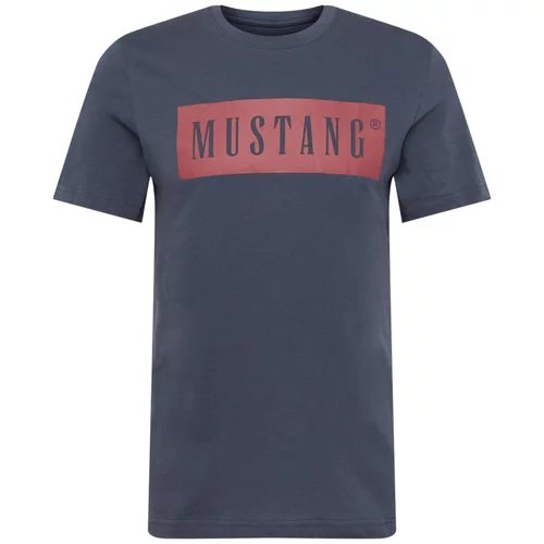 Mustang Majica 'Alex' temno modra / rdeča