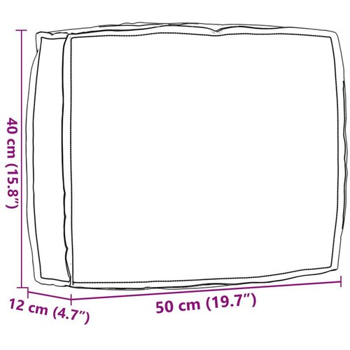 vidaXL Zunanja blazina Listni vzorec Poliester 50 x 12 x 40 cm Cene