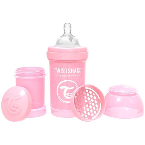Twistshake Steklenička Anti-Colic - pink - 180ml Cene