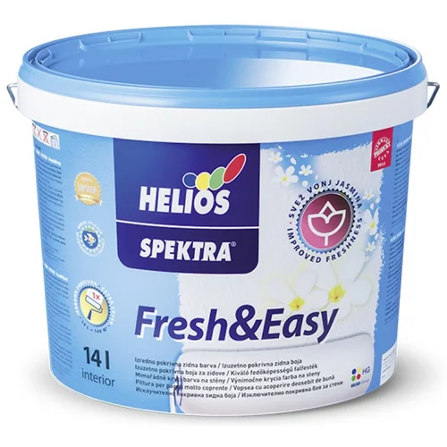 HELIOS SPEKTRA Notranja stenska barva FRESH & EASY (barva: bela, 14 l)