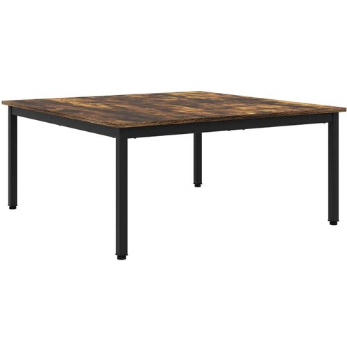  Stolić za kavu Dimni hrast 100 x 100 x 45 cm Konstruirano drvo Slike