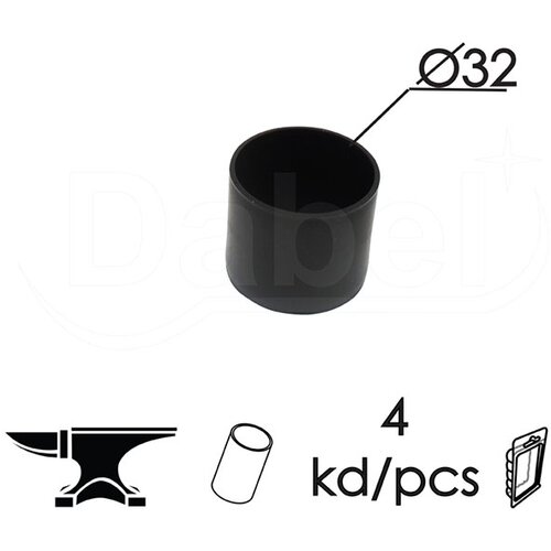Dabel navlaka za nogare stolica sn5 crna fi32 mm (4kom) Cene