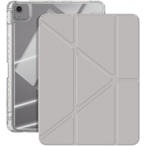 AVIZAR Torbica za iPad Air 11" M4 2026 s Prilagodljivim Stojalom Design Origami, Siva, (5000275504) Cene