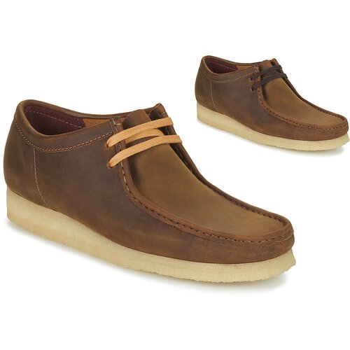 Clarks Čevlji Derby Wallabee Kostanjeva Cene