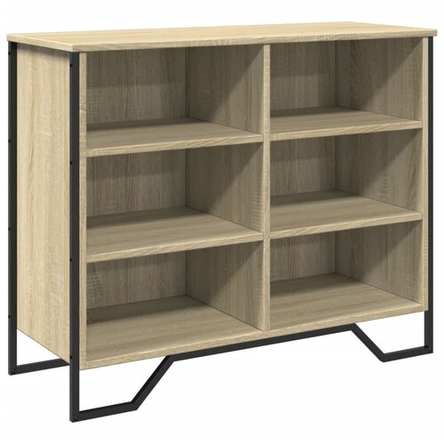 Maison Chic Komoda - Predalnik dimljeni hrast 91x35,5x74,5 cm inženirski les, (21718335) Slike