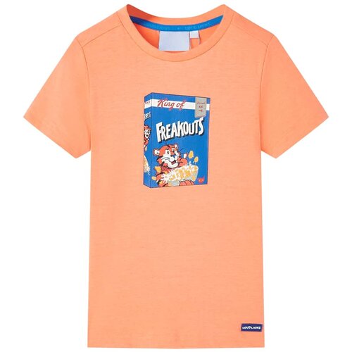 vidaXL Otroška majica s kratkimi rokavi neon oranžna 92 Cene