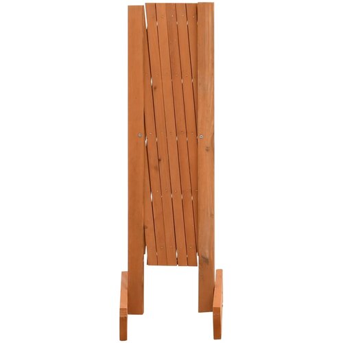  Vrtna re&amp;scaron;etkasta ograda narančasta 120 x 60 cm masivna jelovina Slike