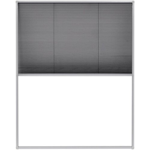  Plisirani Zaslon Protiv Insekata za Prozore Aluminijski 80x100 cm Slike