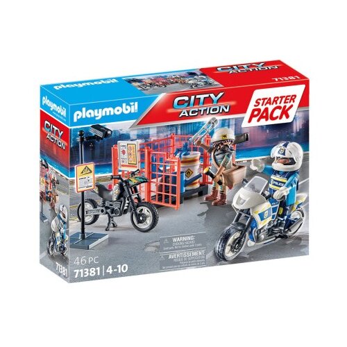 Playmobil City action Policajac na motoru set ( 1040620 ) Slike