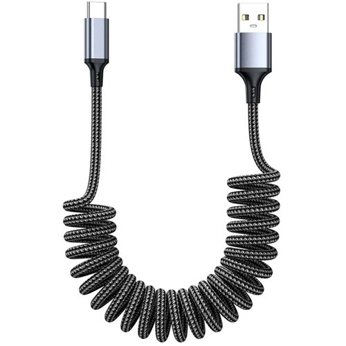 INF Vzmetni samonavijajoči USB-A v USB-C kabel, hitro polnjenje, CarPlay 1 m, (5000276991) Cene