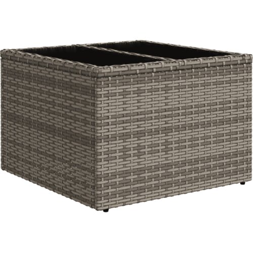  7-dijelni set vrtnih sofa sivi od poliratana Siva 289 x 124 x 69 cm Slike