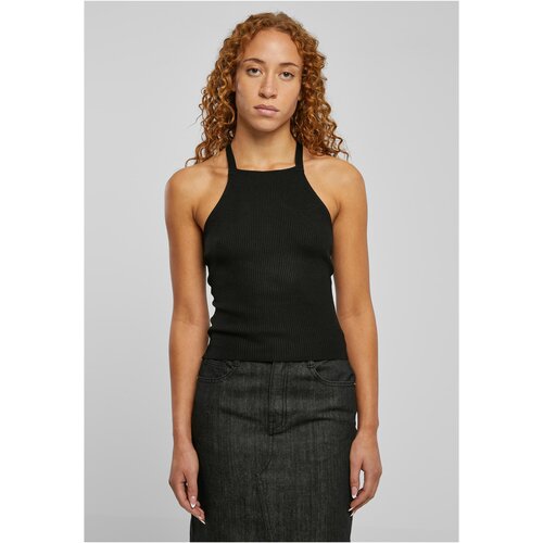 UC Ladies Ladies Rib Knit Crossed Back Top black Cijene