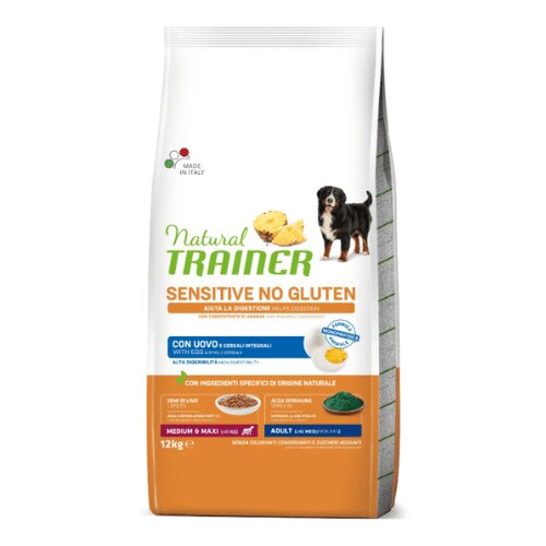 Trainer natural sensitive adult no gluten jaje medium/maxi - 3 kg Cene