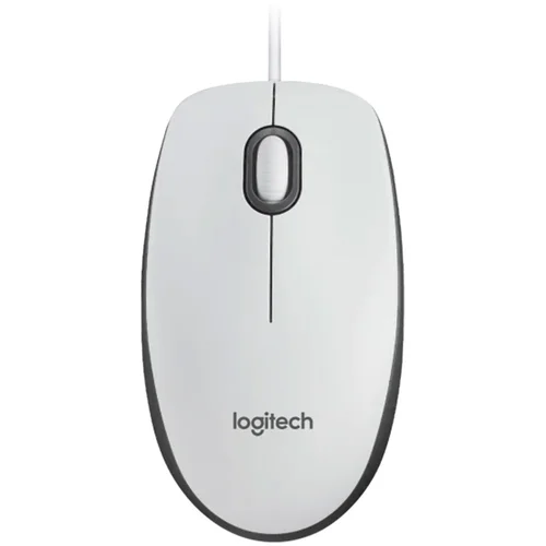  Miš LOGITECH M100, optical, white, 1000 dpi, USB, 910-006764