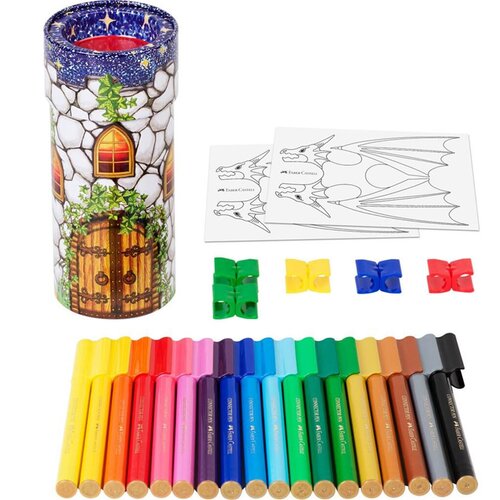 Faber-Castell Faber Castell Set flomastera u kutiji Dvorac, 18 komada Slike