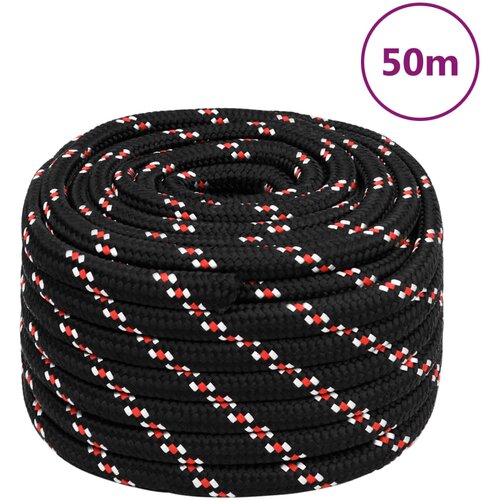 vidaXL Brodski konop crni 20 mm 50 m od polipropilena Cijene