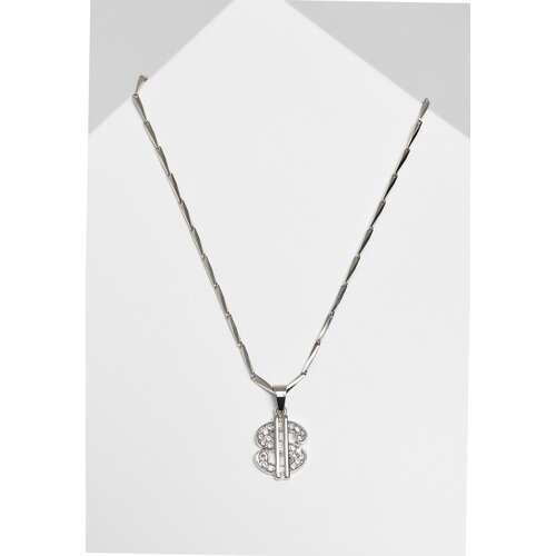 Urban Classics Accessoires Small Silver Dollar Necklace Cene