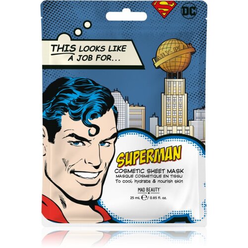 Mad Beauty DC Superman Sheet maska s hijaluronskom kiselinom 25 ml Cijene