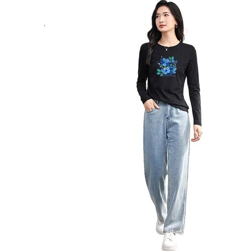  Jeanswest Ženska majica, Dugi rukav, Crna Cene