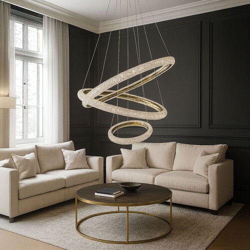 Toolight LED viseća lampa LHJ042-CP3 GOLD Slike
