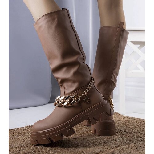 D/CEO Black patent leather insulated boots Campi Cene