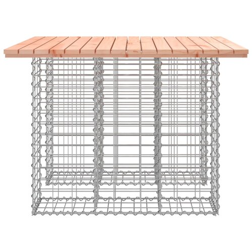  Vrtni stol, gabion dizajn, 100x102x72 cm, masivno drvo, douglas Slike