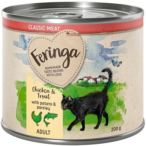 Feringa Varčno pakiranje Classic Meat meni 18 x 200 g - Postrv & piščanec Cene