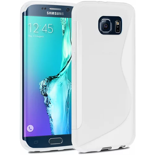  Gumijasti / gel etui S-Line za Samsung Galaxy S6 Edge+ - beli