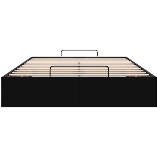 VidaXL Otomanski okvir kreveta bez madraca crni 120x200cm umjetne kože Slike