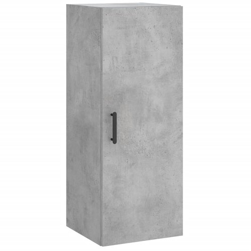  Visoka komoda siva betona 34,5x34x180 cm od konstruiranog drva Slike
