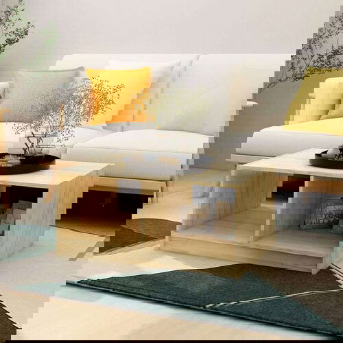 vidaXL stolić za kavu 75 x 50 x 33,5 cm od masivne borovine Cene